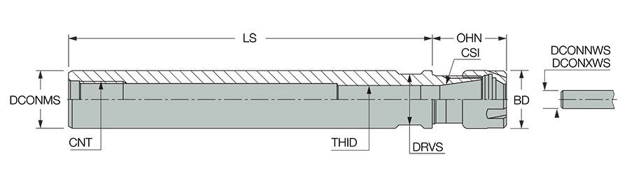 ST1/2X4.000 ER11 M