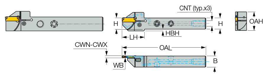 DGTR 12.7B-2D24-JHP-SL