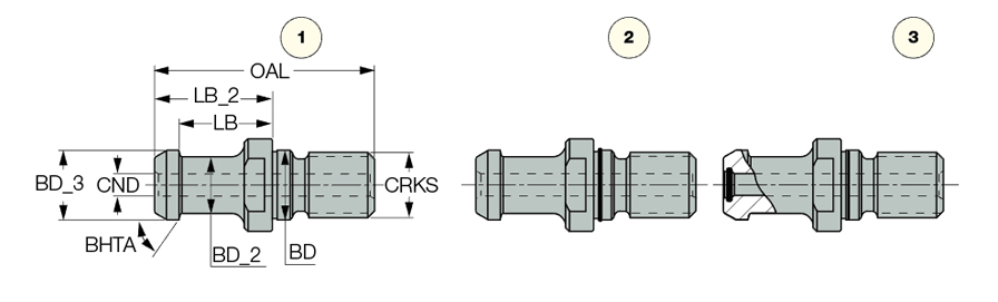 PS BT40 15 M16 JISOB