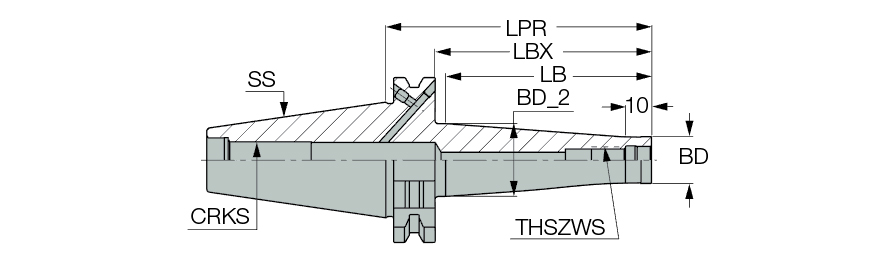 DIN69871 40 ODP12X98