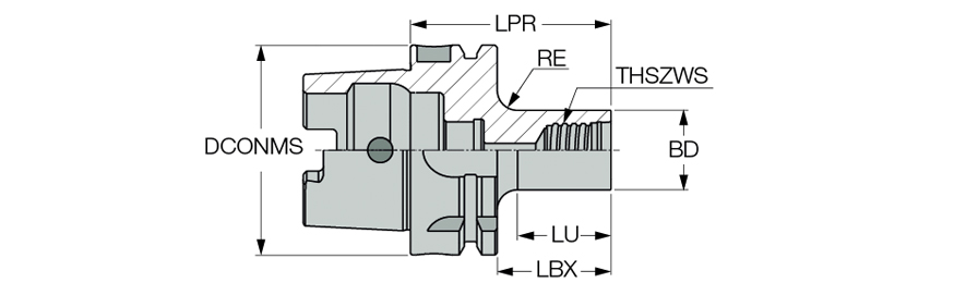 MM S-A-H050-HSK A40-T12